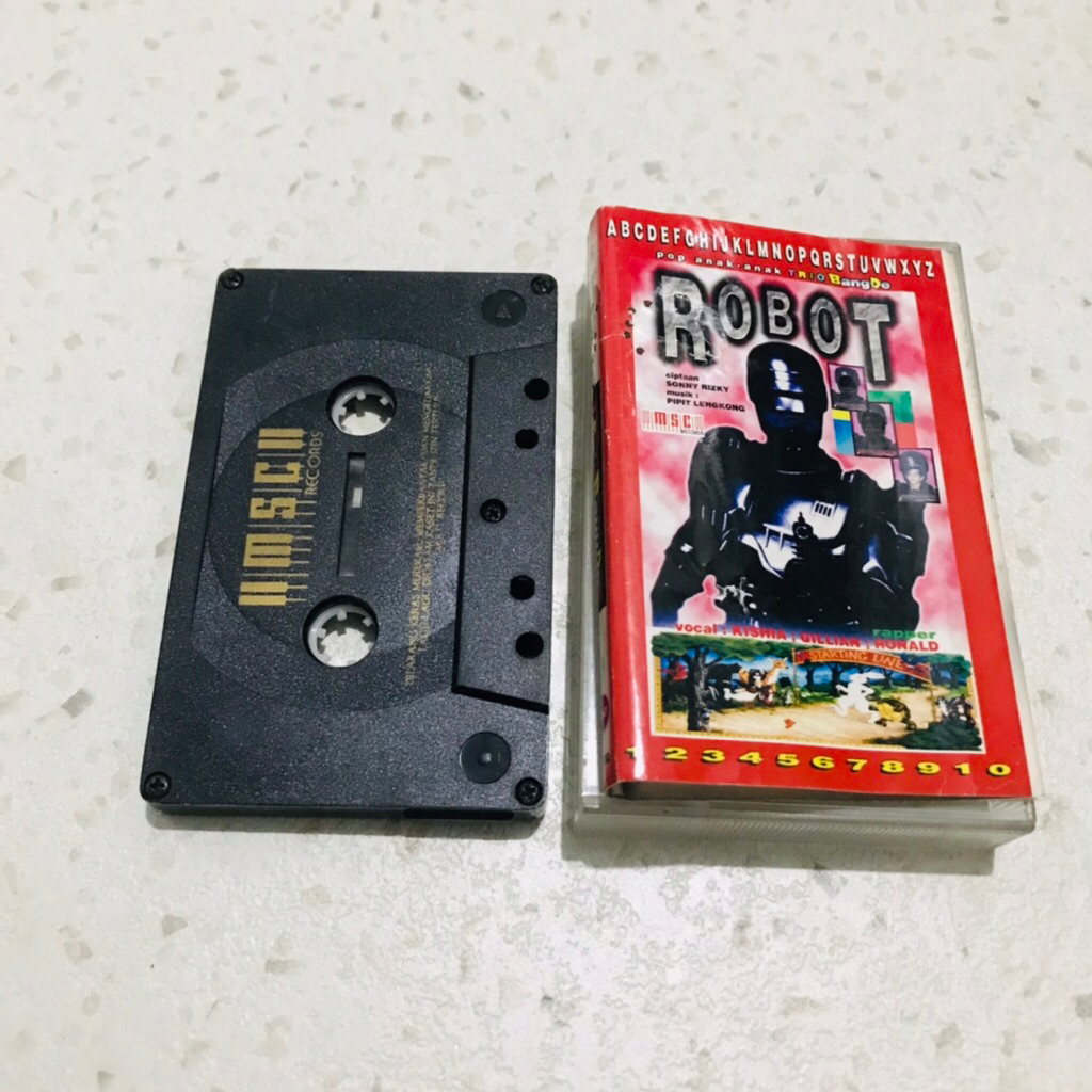 Kaset Pita Lagu Anak-Anak - Robot - Kaset Pita Original