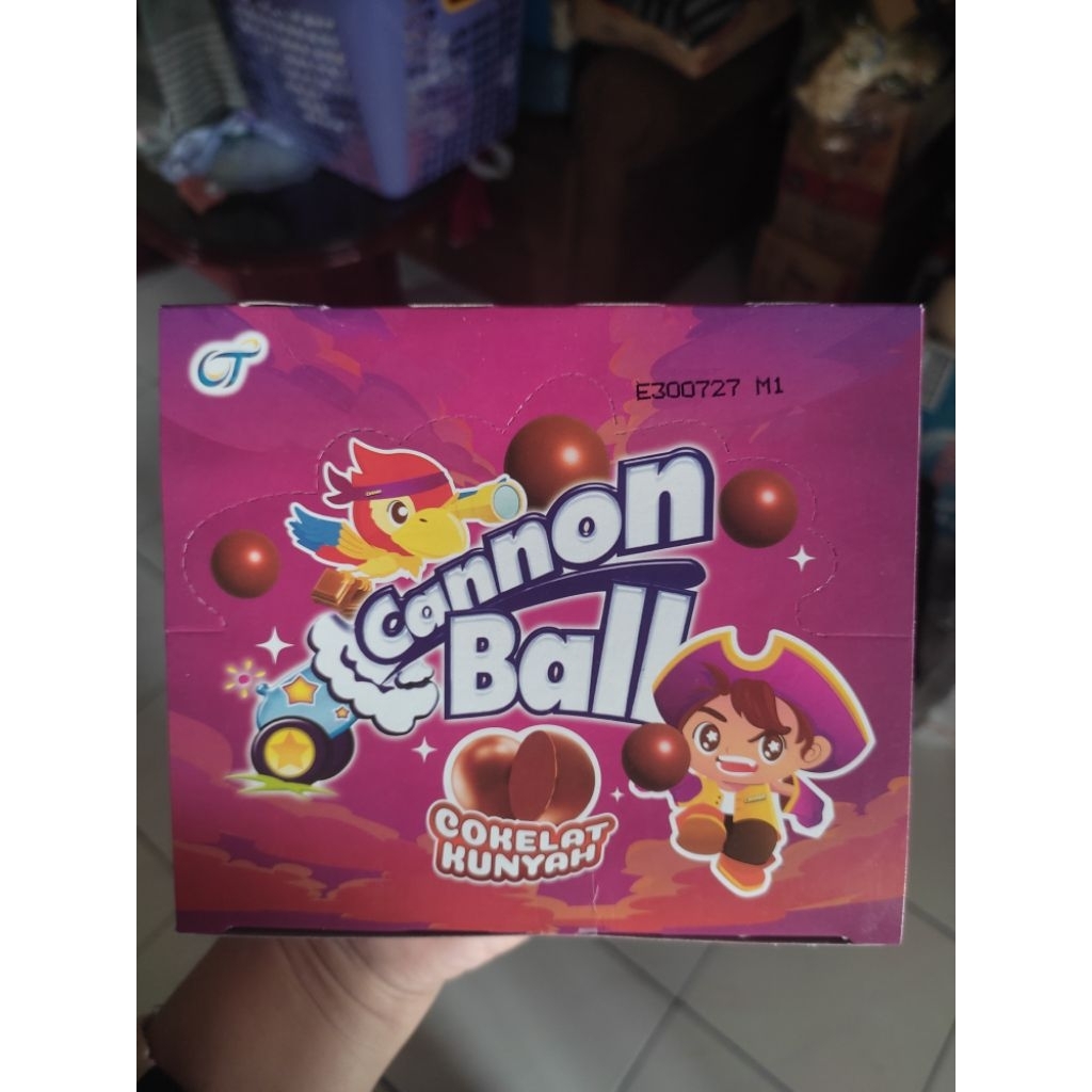 

Cannon Ball coklat kunyah 500 1 dus isi 24pcs