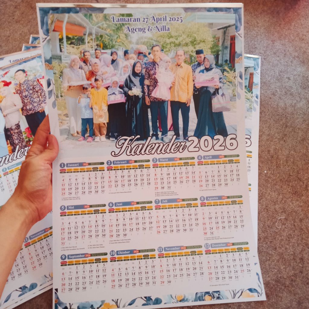 

cetak kalender 2026 1 lembar isi 12 bulan