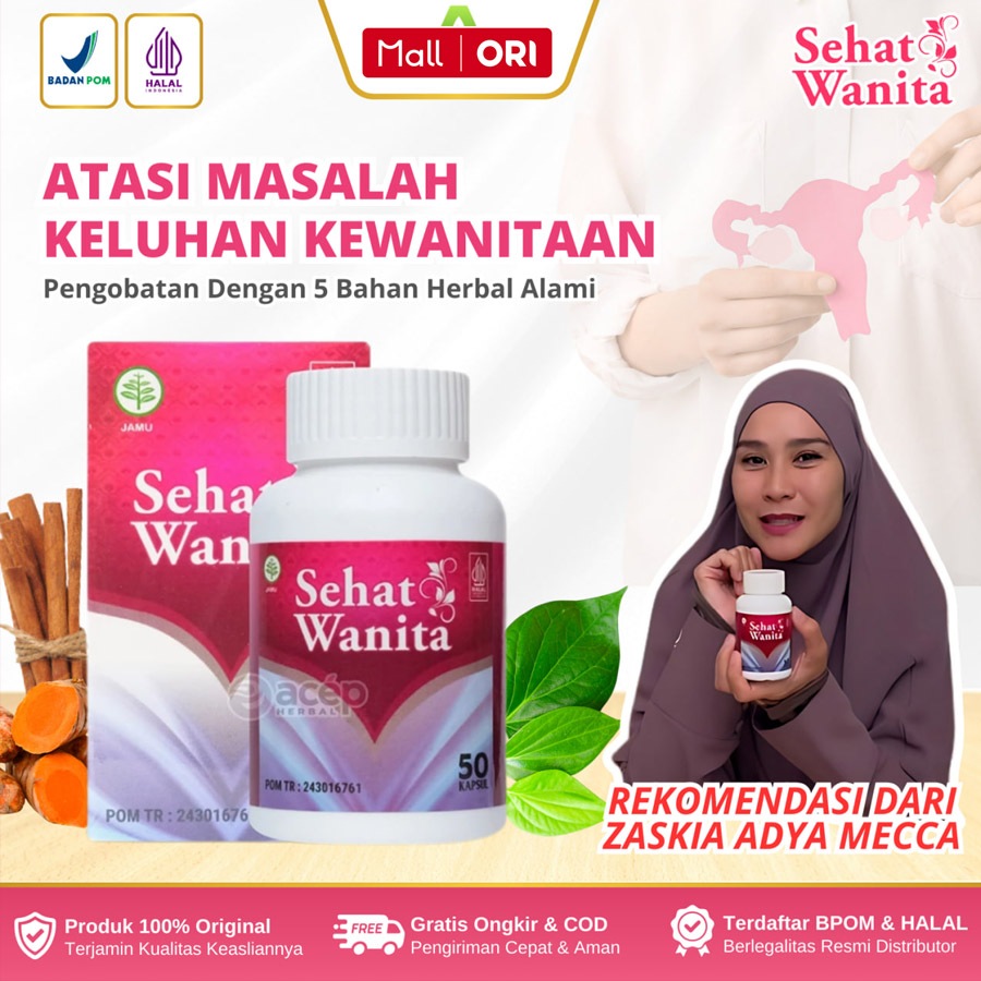Jamu Sehat Wanita Asli 100% Original - Solusi Atasi Segala Penyakit Kewanitaan - Obat Kista, Miom, T