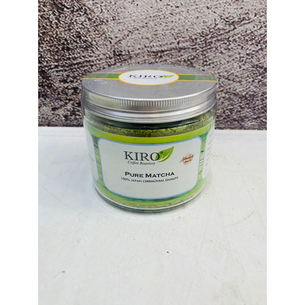 

KIRO MATCHA- Pure Matcha Powder 100gr-100% Bubuk Matcha Premium Japan Ceremonial