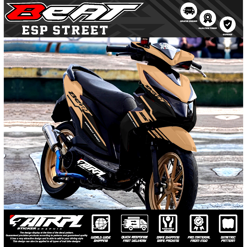 (COD) Decal Sticker Beat Street 2019 Full Body - Stiker Decal Beat 2016 2017 2018 2019 Full Body Des