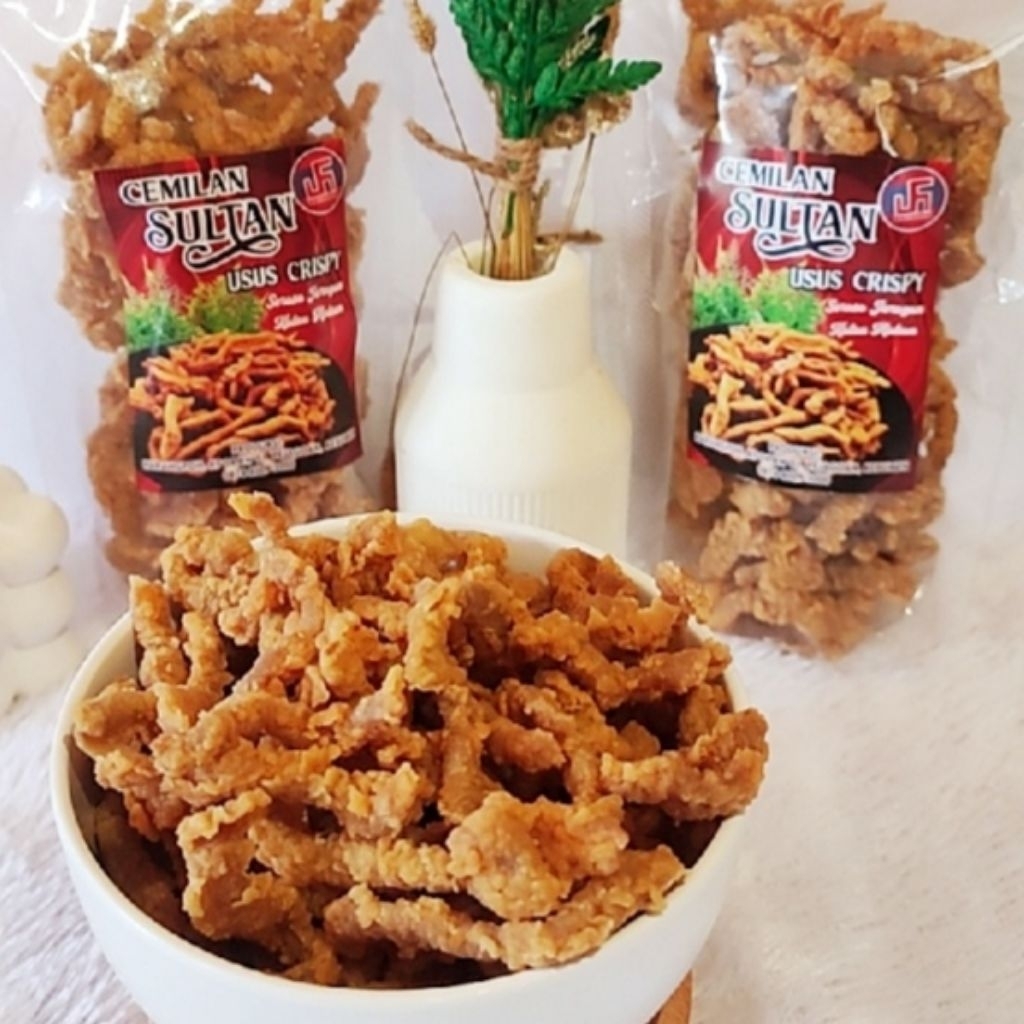 

Keripik Usus Crispy ( tepung crispy ) Cemilan Sultan Oleh Oleh Kebumen/Cemilan Viral KEBUMEN