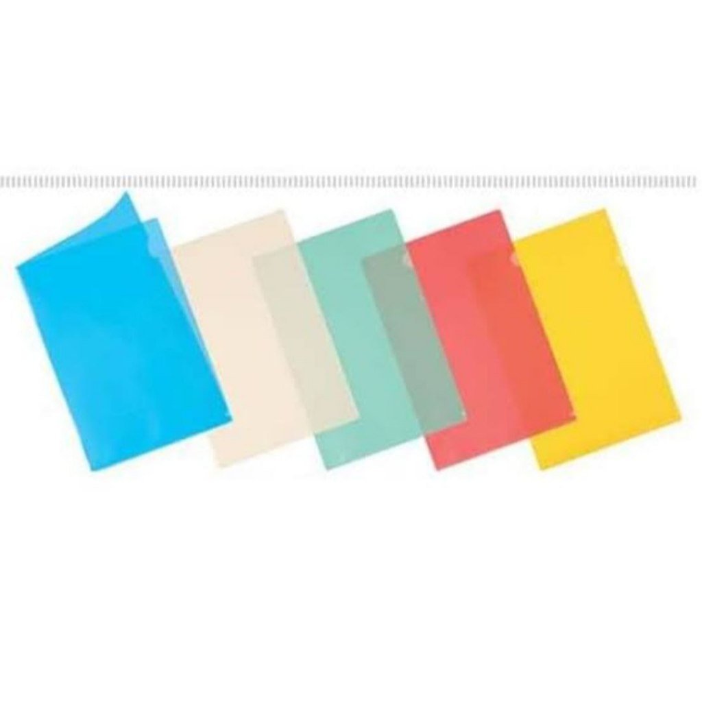 

Map L Big F4 (8113) Harga untuk 1 pcs Map L Ukuran Map F4 (23cm x 34.5cm) varian warna - Bening