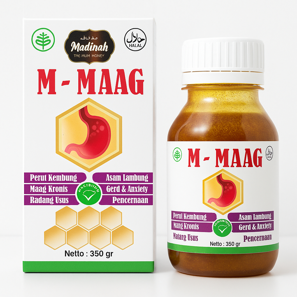 

MADU SEHAT LAMBUNG M-MAAG Mengatasi Masalah Pencernaan Mengobati Asam Lambung Maag Kronis dan Gerd