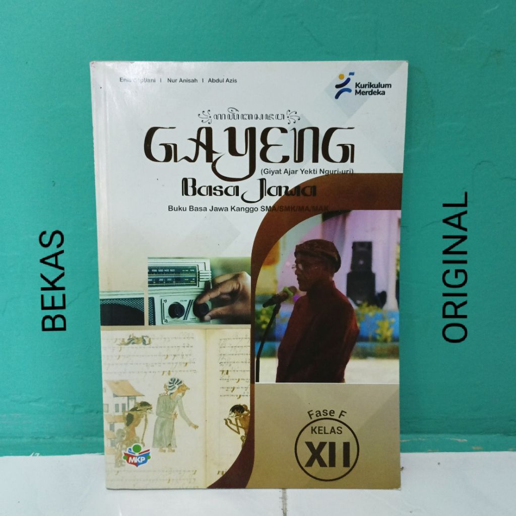 Buku Paket Gayeng Basa Bahasa Jawa Kelas 12 XII 3 SMA SMK MA MAK Penerbit Media Karya Putra Kurikulu