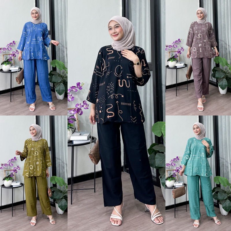 TERLARIS ONE SET TIE DYE | ONE SET RAYON | ONE SET WAKA | ONE SET TUNIK | ONE SET VIRAL 2021 | ONE S