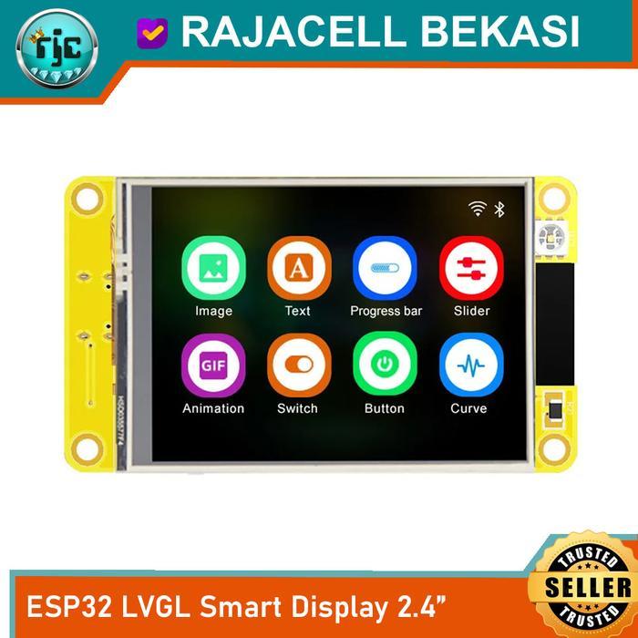 ESP32 Arduinoo LVGL Smart Display 2.4" TFT LCD 240*320px Touch Wifi Bluetooth Development Board