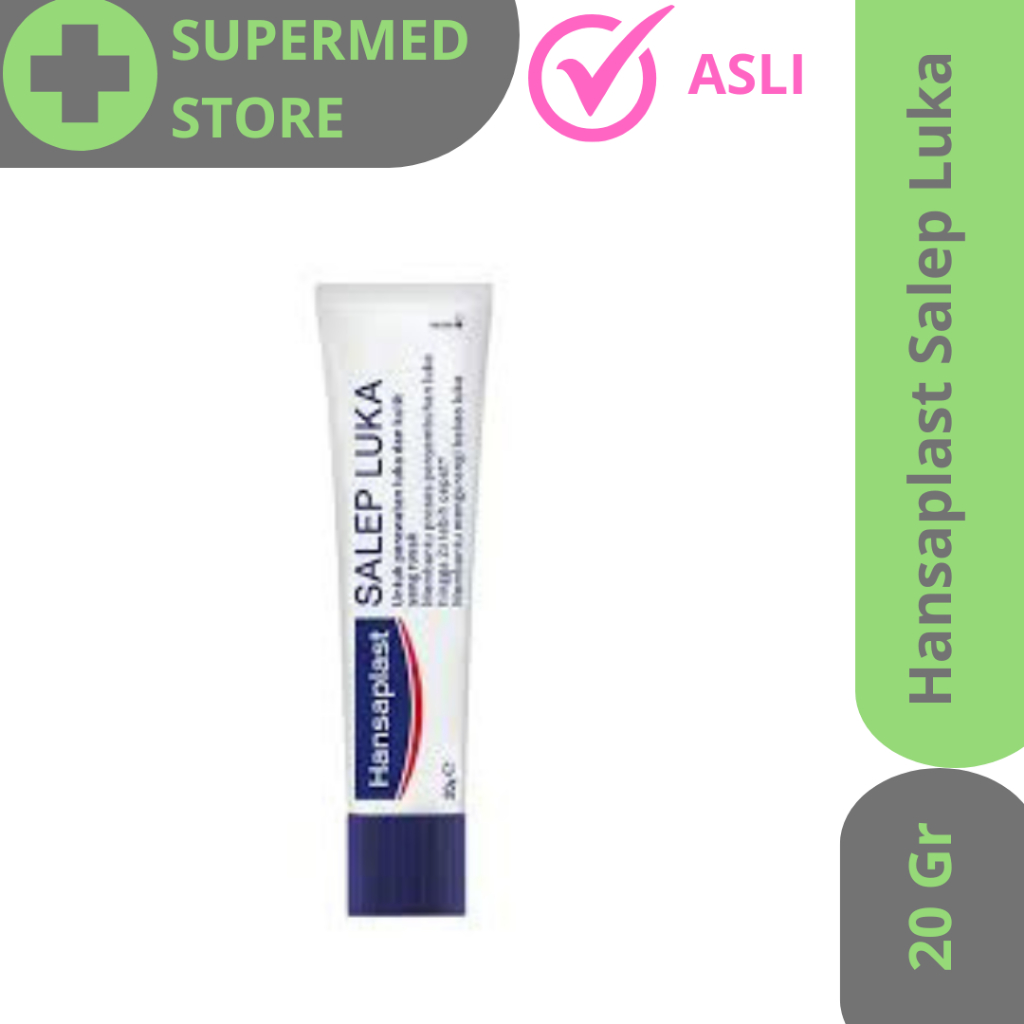 Hansaplast Salep Luka 20 Gr / Hansaplast Ointment Untuk Luka / Salep Luka