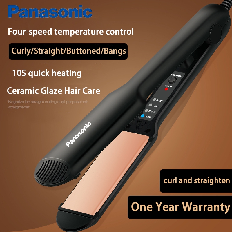 Panasonic Original Hair Straightener Salon Professional Fast Warm-up Electric Hair Styling Tool Floa