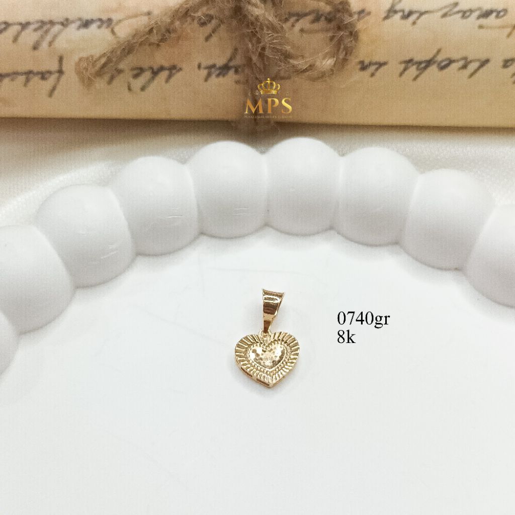 puterasokaraja NEW COLLECTION LIONTIN MODEL LOVE EMAS ASLI KADAR 8K/375% TOKO EMAS PUTERA SOKARAJA