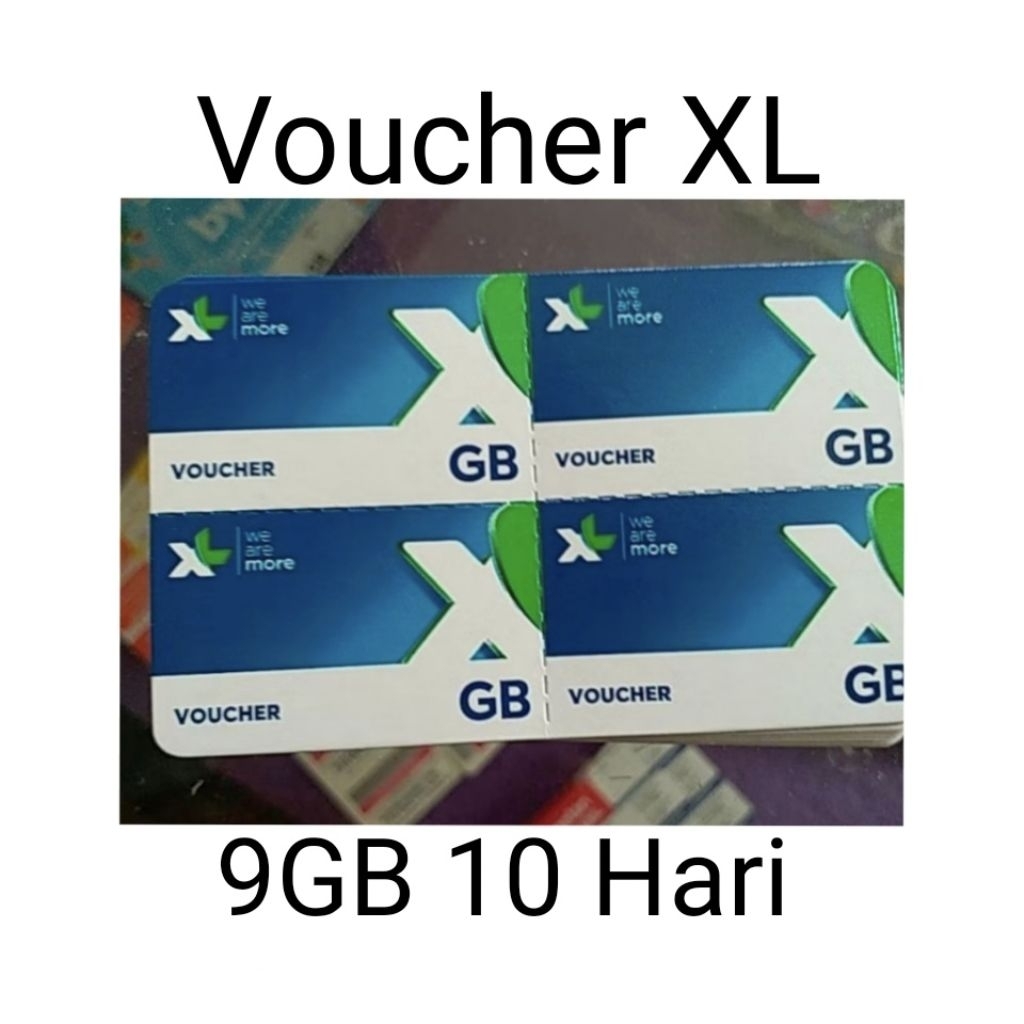 Voucher XL Lite 9 GB (10 hari) kuota internet Paket Data Murah
