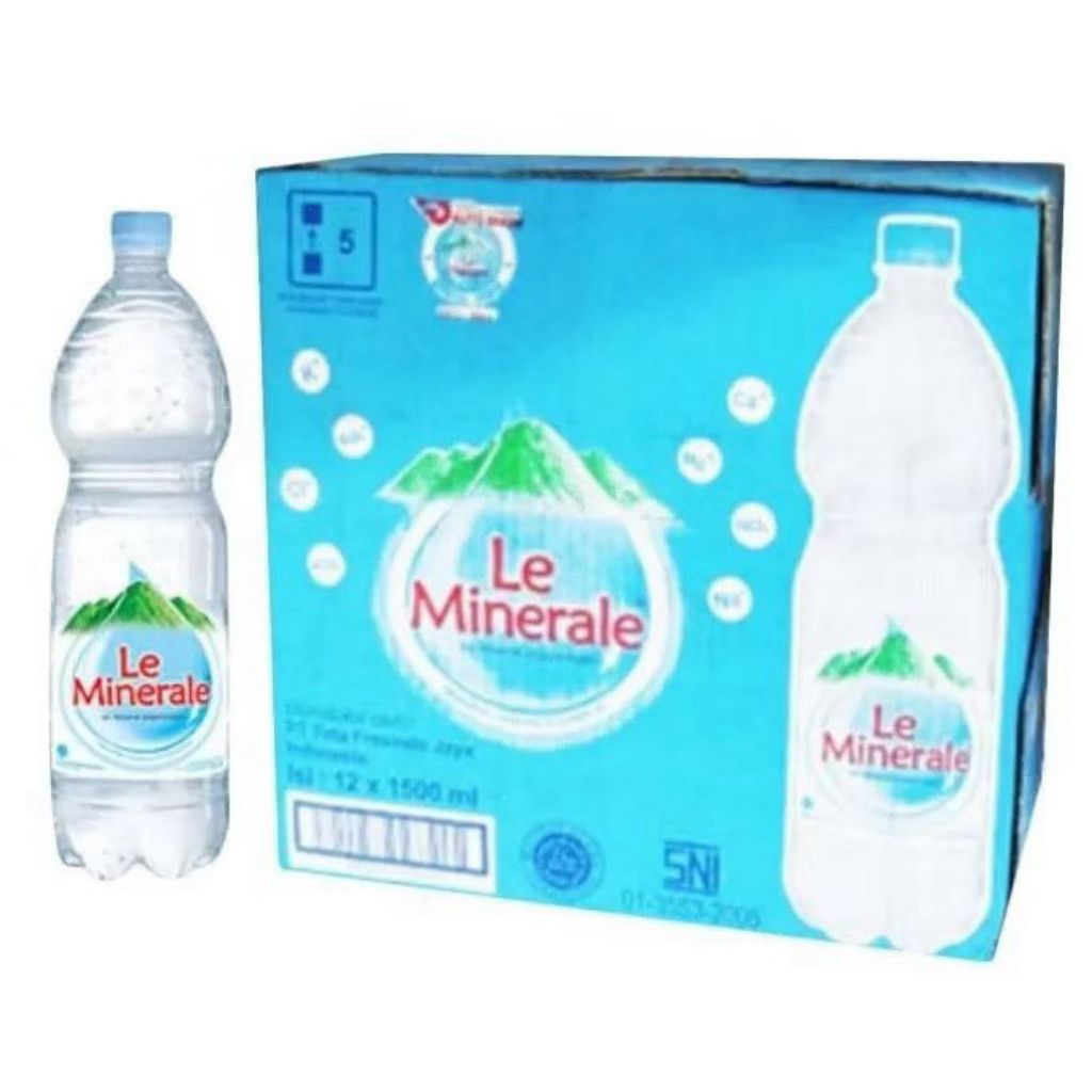 

Le Minerale 1500ML 1 Dus isi 12 botol