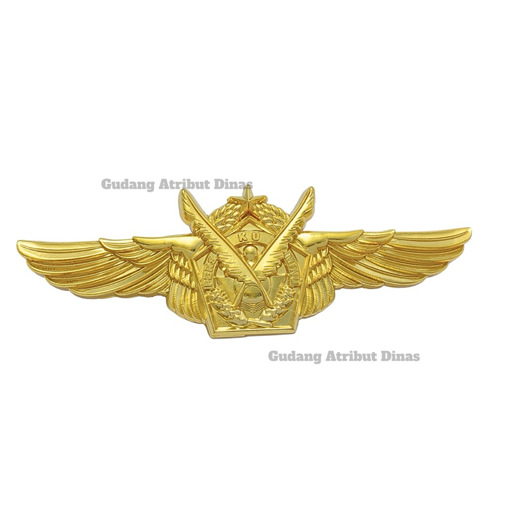 100% LUXURY Brevet Korps ADM TNI AU/Brevet Korps ADM TNI AU Luxury/Pin Korps ADM TNI AU Luxury/Breve