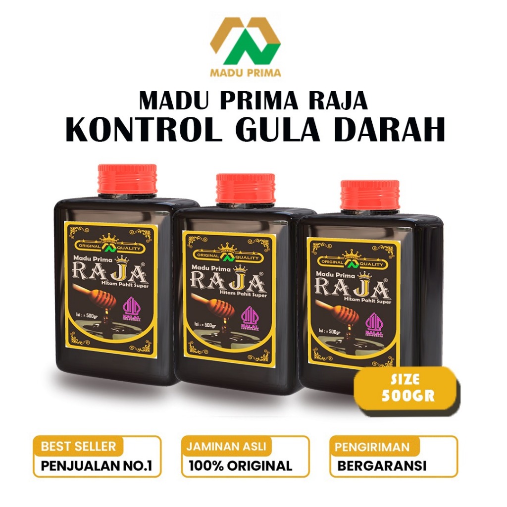 

Paket Bundling Hemat Madu Prima Raja 500gr Kontrol Gula Darah – Beli 3 Hanya 275rb, Herbal Diabetes