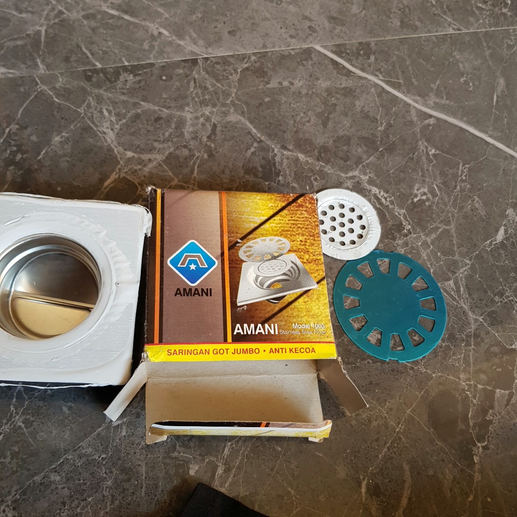 Saringan Got / Floor Drain Stainless Katup / Anti Kecoak AMANI