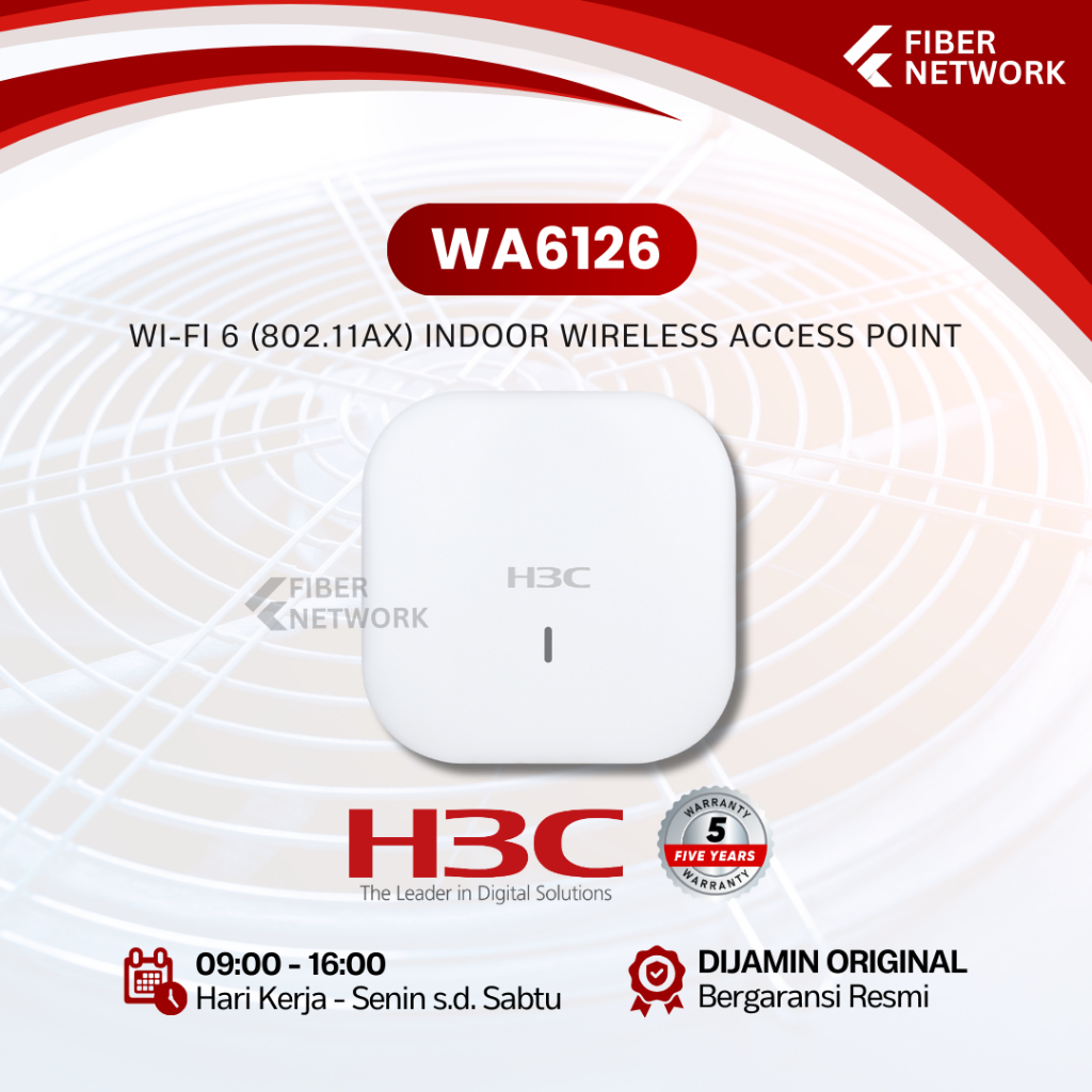 H3C WA6126 EWP-WA6126 Wi-Fi 6 Internal Antennas 6 Streams Dual Radio 802.11ax/ac/n High Density Indo