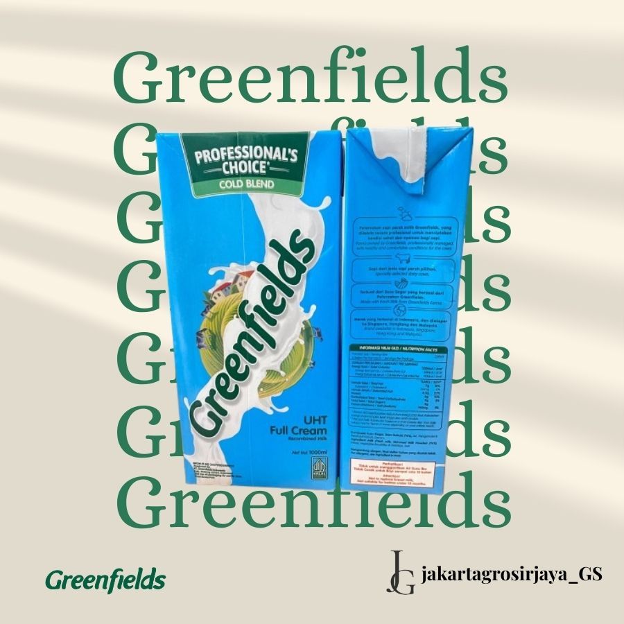 

Greenfields UHT Cold Blend 1000 ml | Susu UHT Greenfields 1000ml