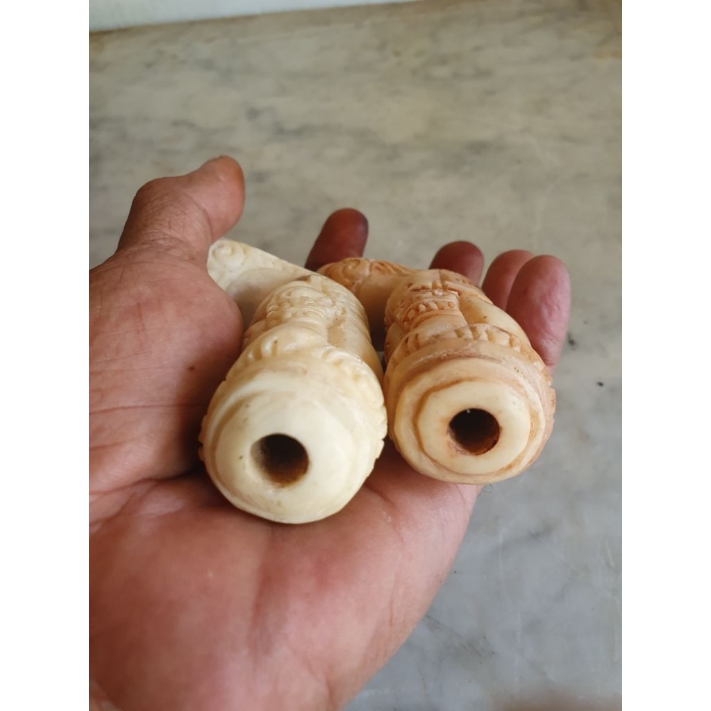 hendel pusaka antik bahan tulang