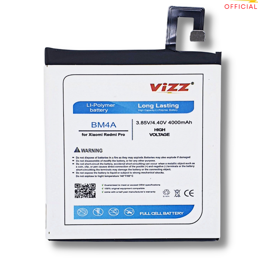 Vizz Baterai Xiaomi BM4A / REDMI PRO Original