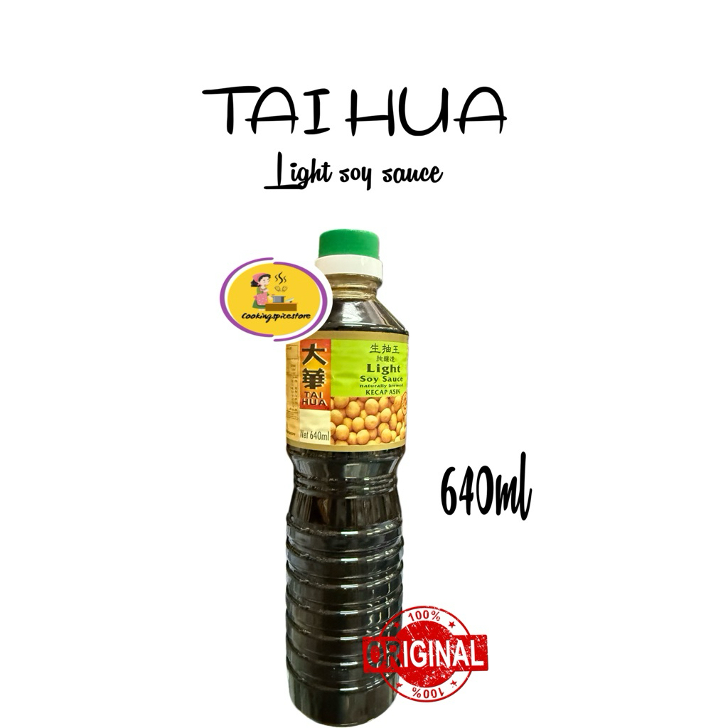 

Tai Hua Light Soy Sauce 640ml – Kecap Asin Original Premium Import Singapura