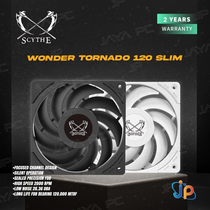 SCYTHE Wonder Tornado Slim 120 PWM Cooler Case - Fan Casing 12cm