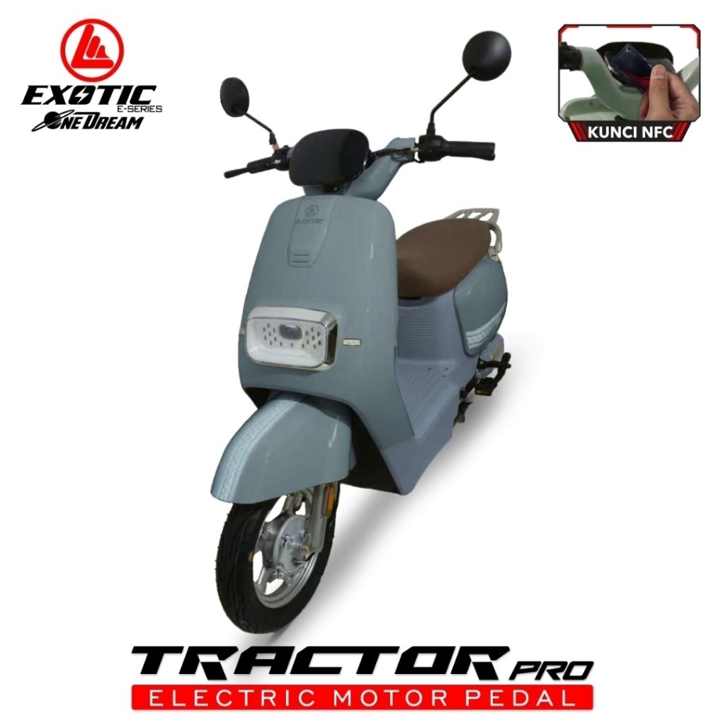Sepeda Listrik Exotic Tractor Pro Support Kunci NFC Terbaru Termurah Original Bergaransi Resmi