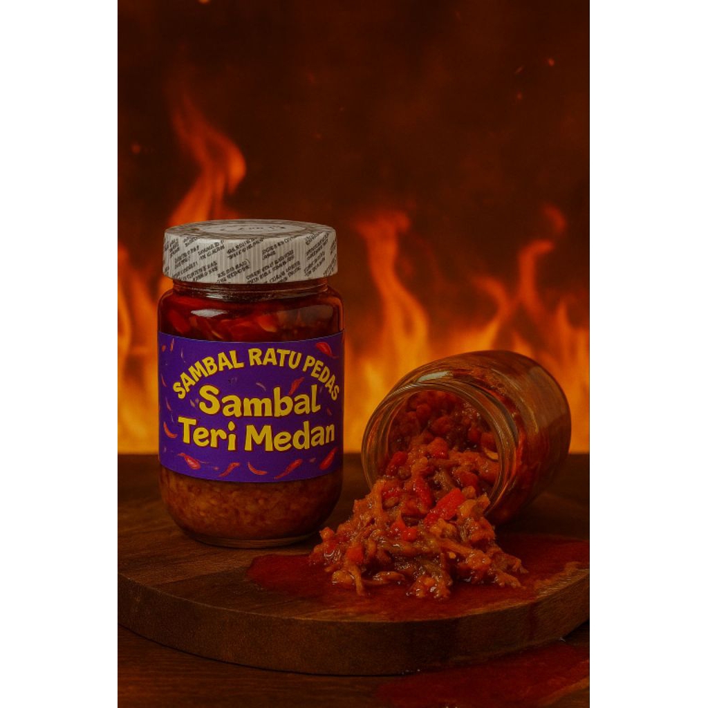 

Sambal Teri Medan Ratu Pedas 200 gram