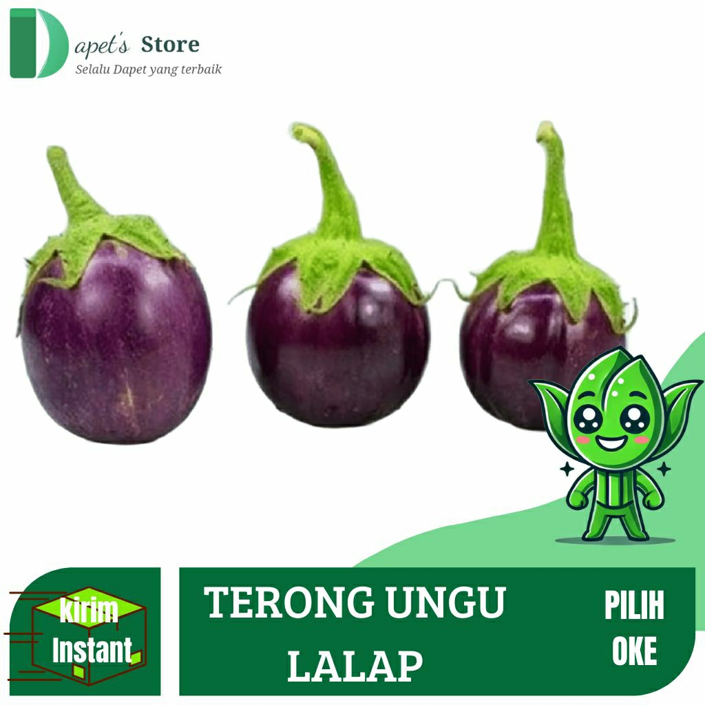 

Terong Lalap Ungu Fresh Terong Lalap Segar - Dapet'S Store