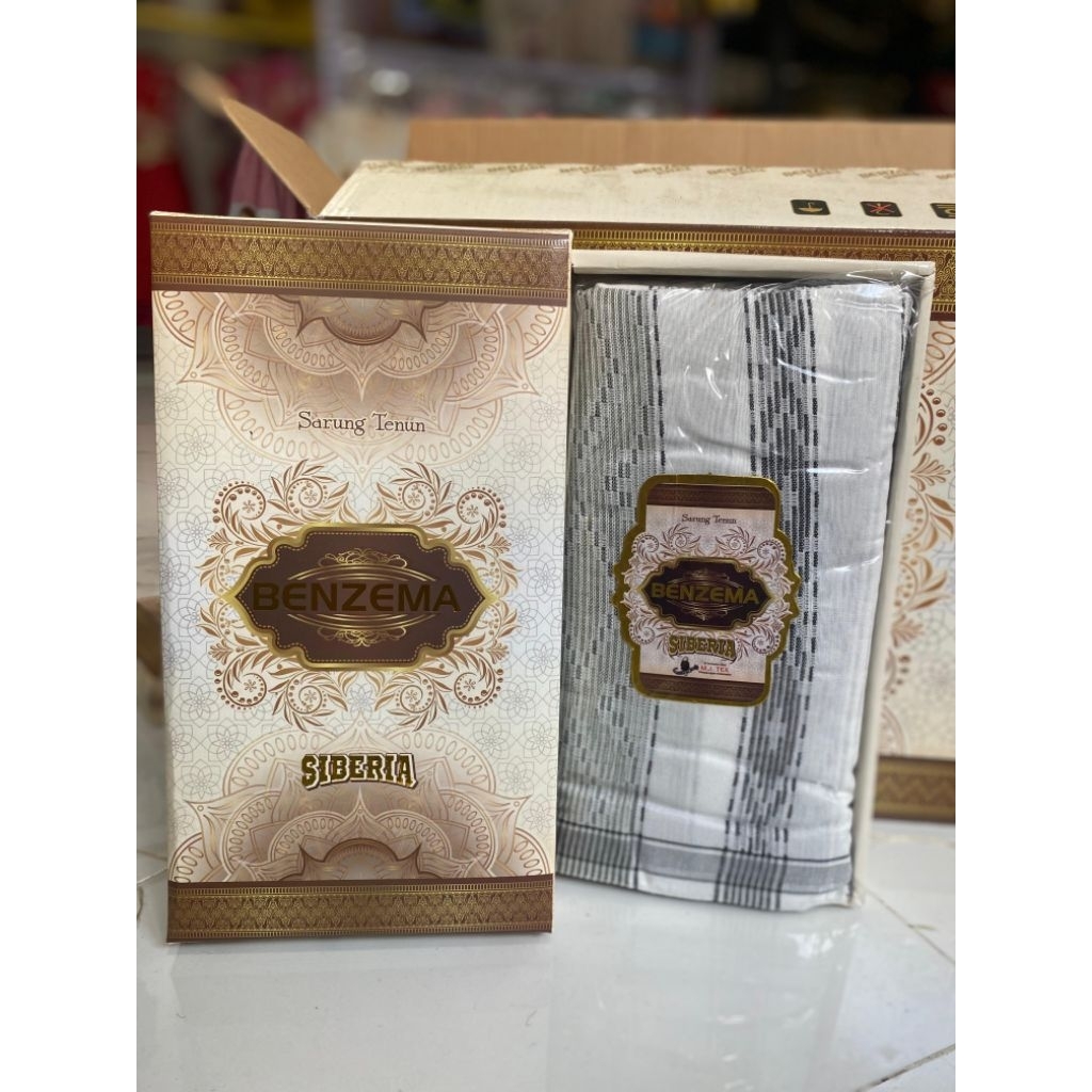 grosir sarung tenun benzema parlente isi 10