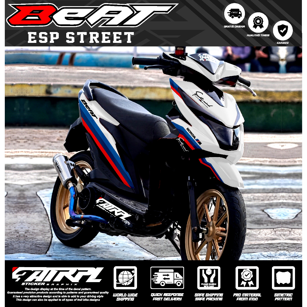 (COD) Decal Sticker Beat Street 2019 Full Body - Stiker Decal Beat 2016 2017 2018 2019 Full Body Des