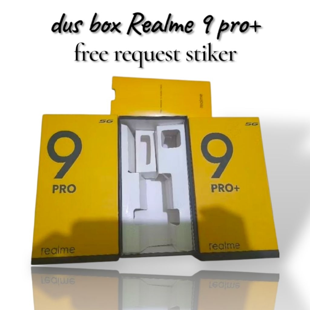 

dus box realme 9 pro+ free request stiker