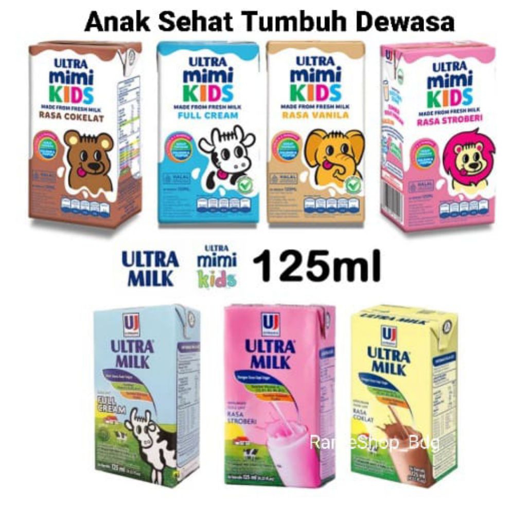 

Susu Ultra Mimi Kids 125ml Susu Ultra Uht