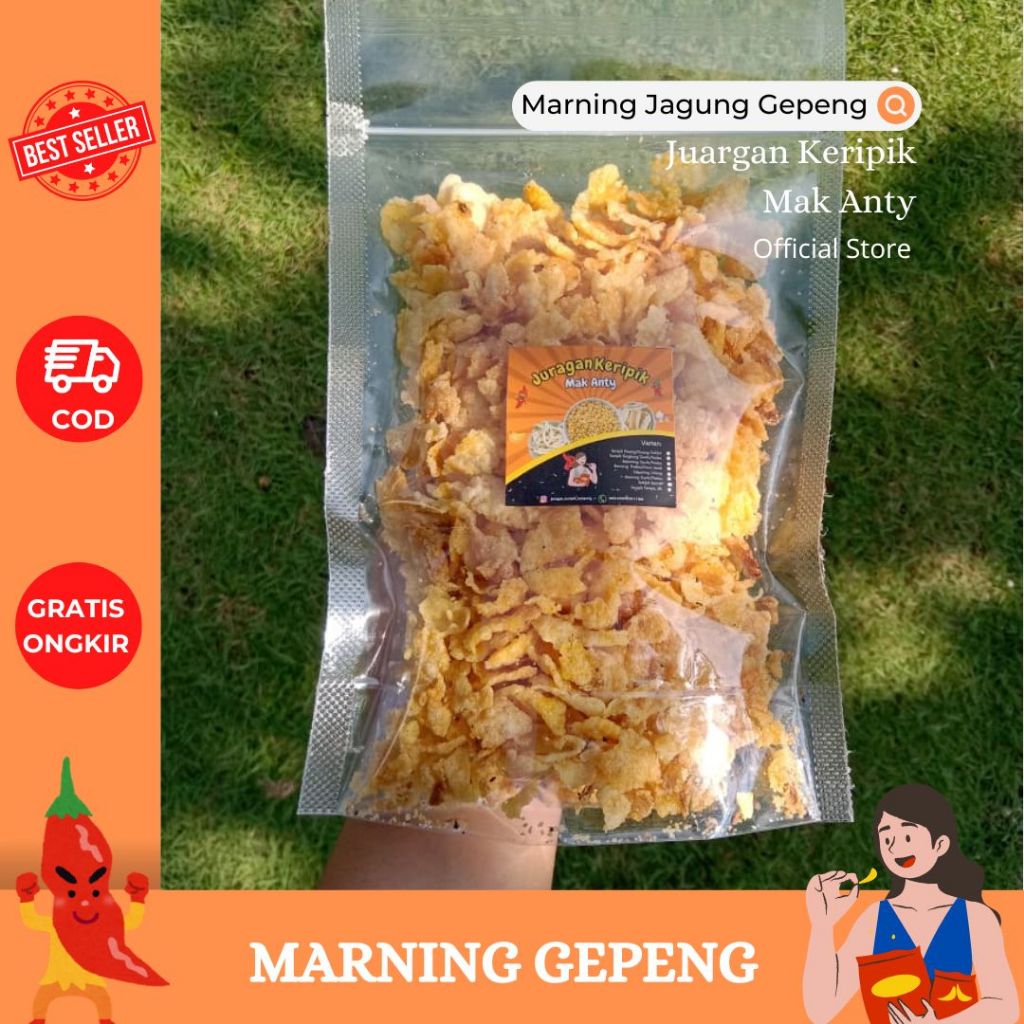 

Marning Jagung Geprek 250 Gram Gurih Renyah