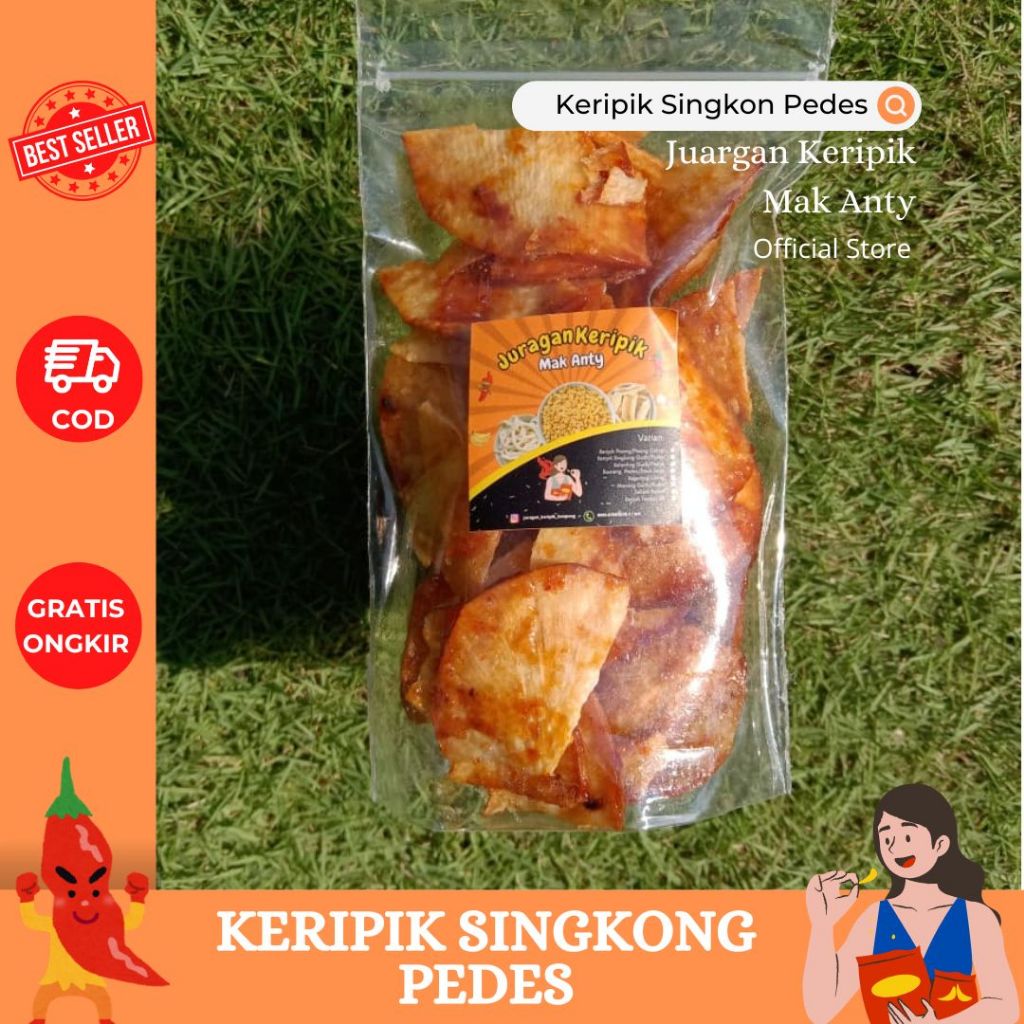 

Keripik Singkong Pedes | Keripik Pedes | 250gr | Keripik Singkong