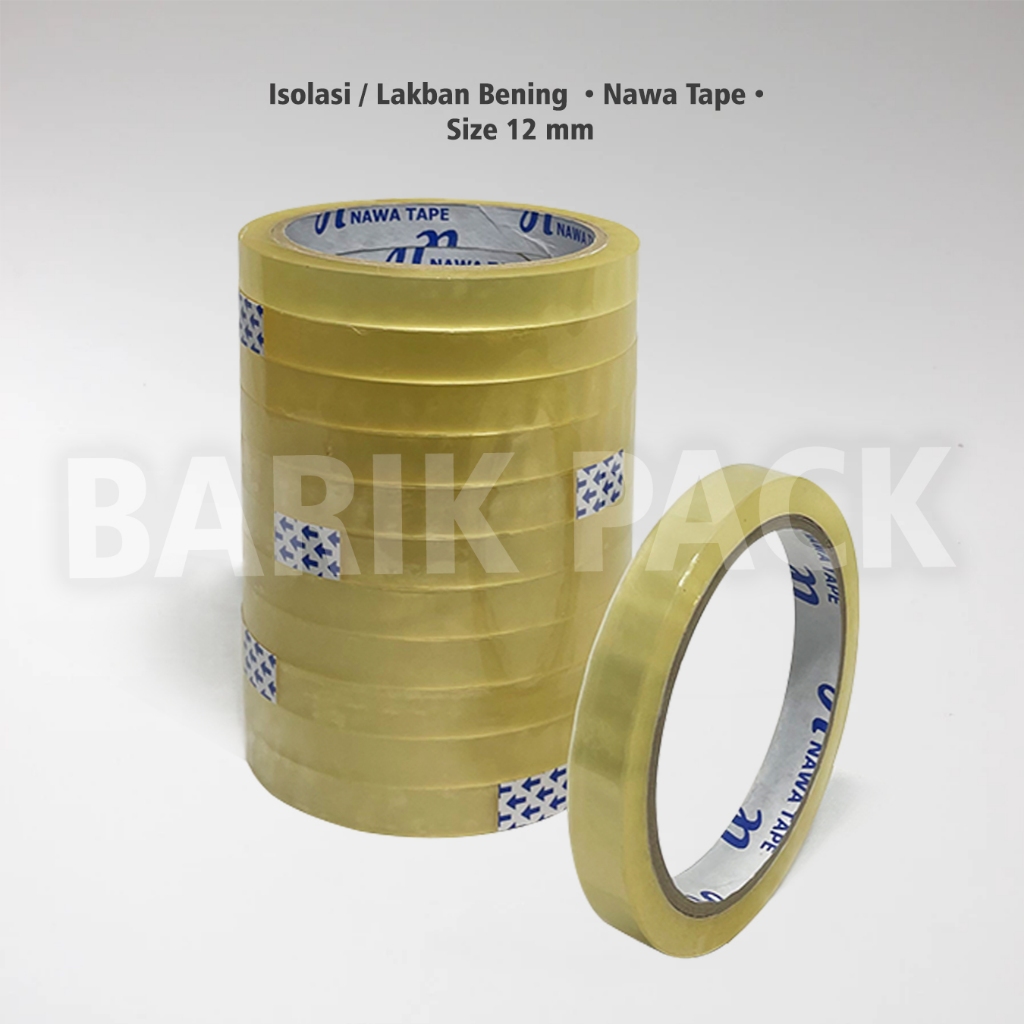 

Isolasi Bening / Solasi Bening 1 inch 12 mm 24 mm