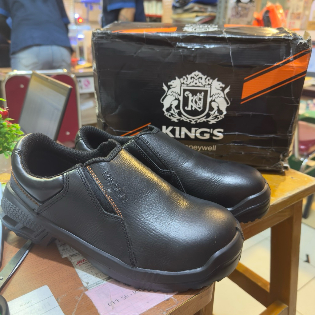 Sepatu Safety Kings KWD 207X Hitam Asli Original Terlaris