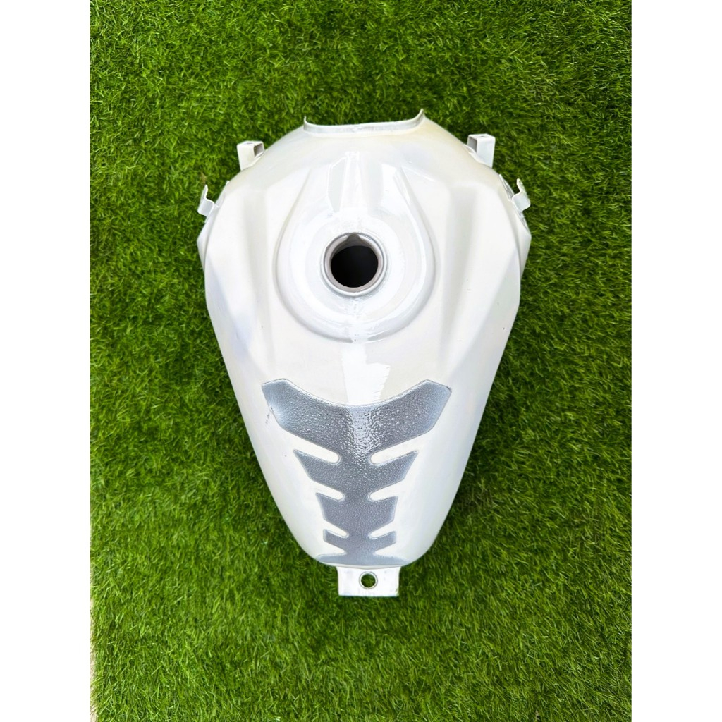 TANKI REPAINT WARNA PUTIH - TANGKI MEGAPRO MONO - SPAREPART ORIGINAL COPOTAN MOTOR - MULUS SEPERTI B