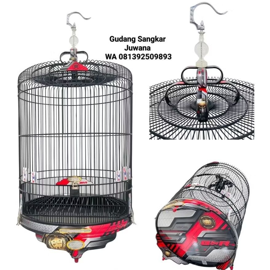 Sangkar Murai BNR AUTOBOT. PVC No.2 + Full set Kerodong + Free Pallet Kayu