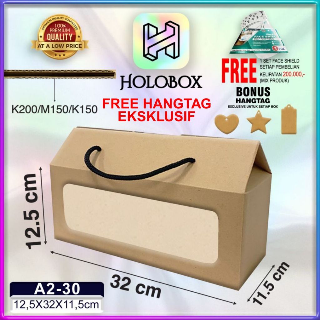 

Kotak Kado / Kue / Cake / Toples / Murah / Serbaguna / Dus / Box / Packaging / A2-30