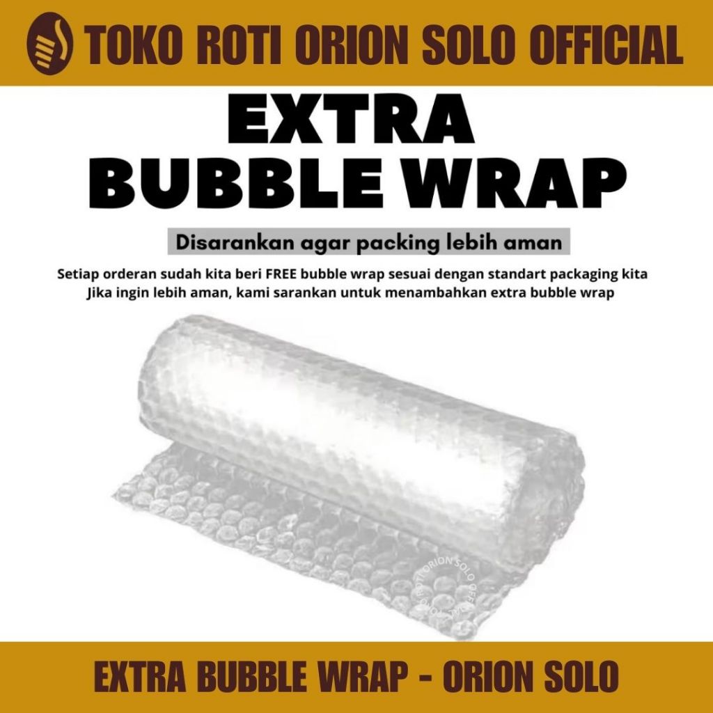 

Extra Bubble Wrap Packing