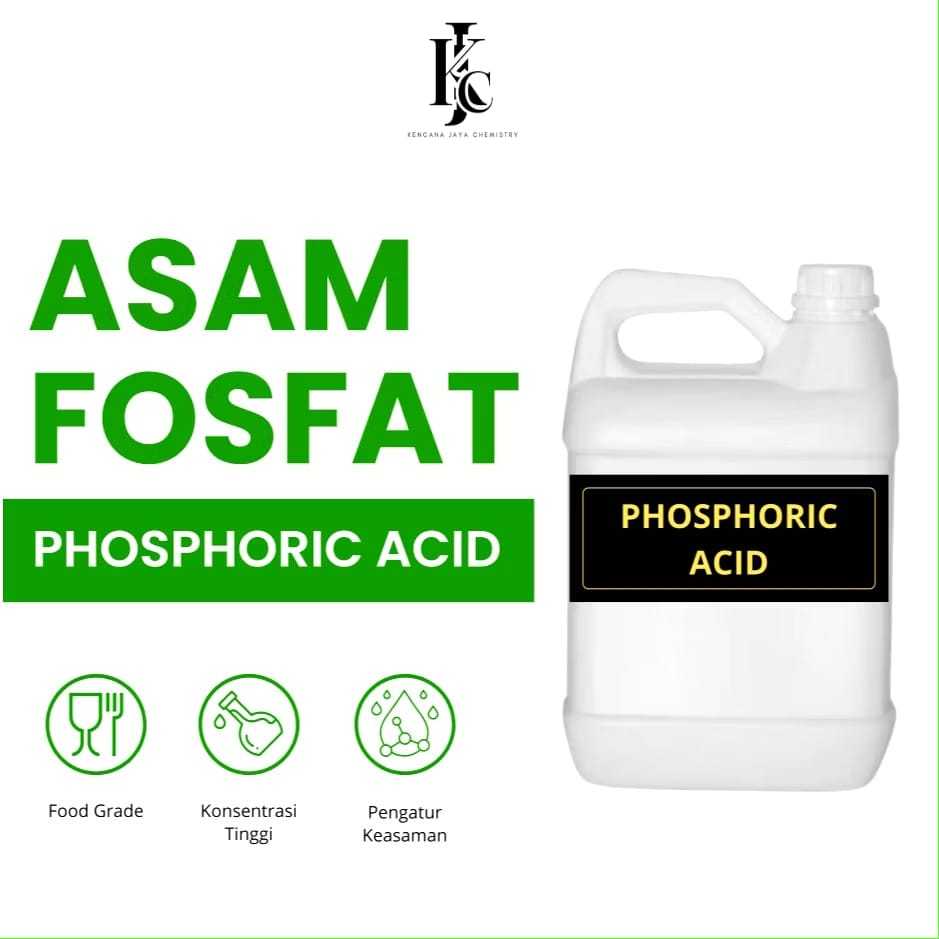 

Phosphoric Acid/Asam Fosfat 85% Food Grade 5Kg