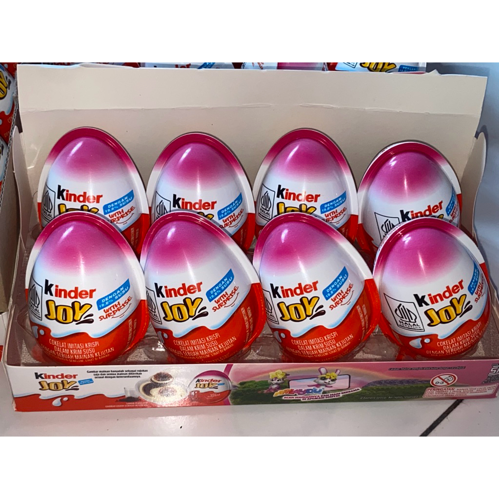 

Promo Kinder Joy 1 Box Isi 8 Kinder Girl Kinder Joy Cewek BONUS GANTUNGAN LABUBU BESAR