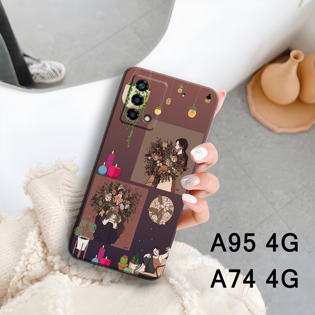 Case HP OPPO A95 / A74 4G - Casing OPPO A95 / A74 4G - Mawcase - Fashion Case estetik - Case Cewek -