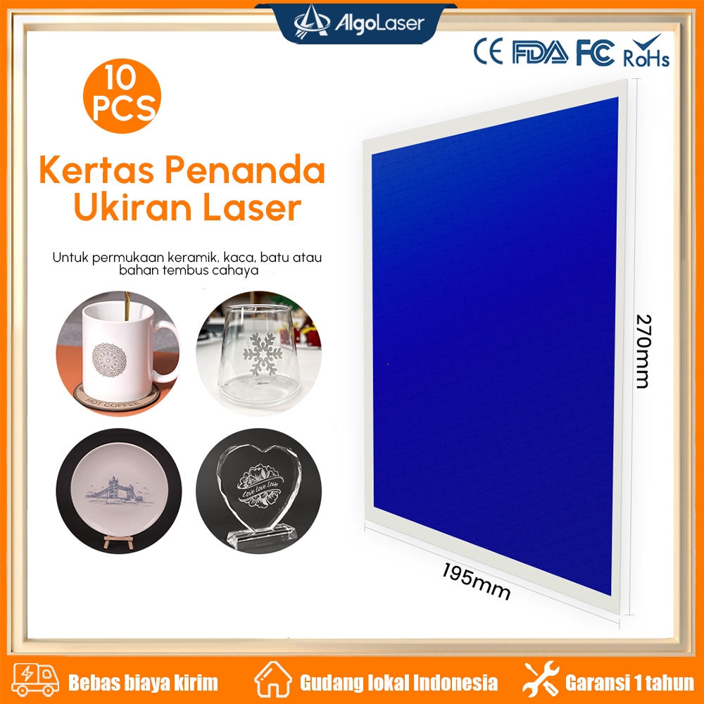 

Kertas Penanda Ukiran Laser Untuk permukaan keramik, kaca, batu atau bahan tembus cahaya