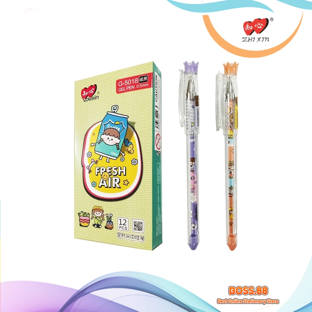 

GEL PEN ZHI XIN G-5018 (12 PCS)