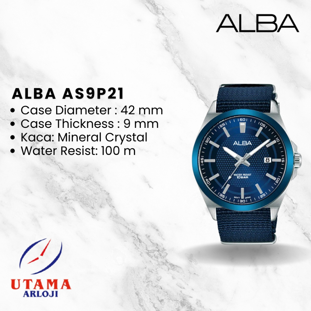 ALBA Active AS9P21 Jam Tangan Pria