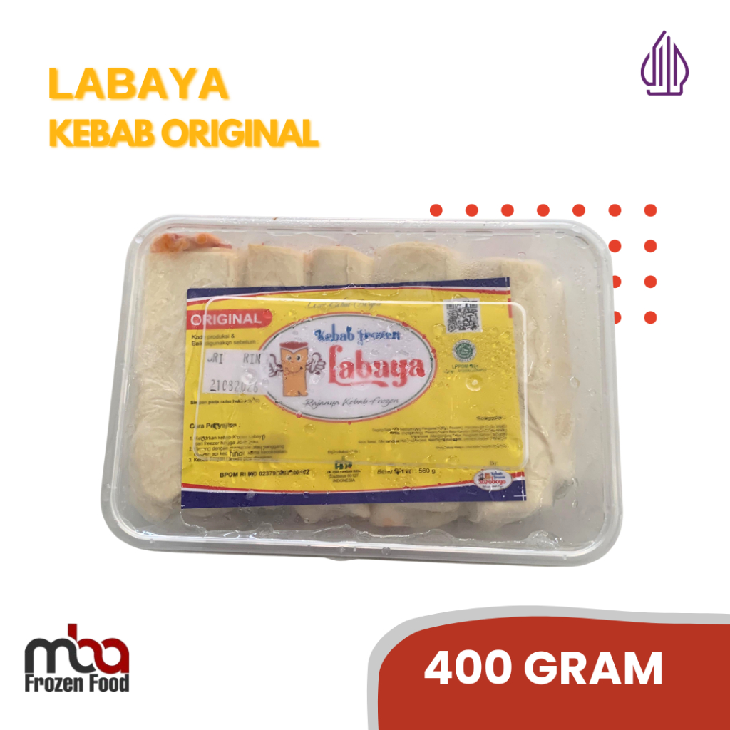 

LABAYA Kebab Frozen Food 400 Gram