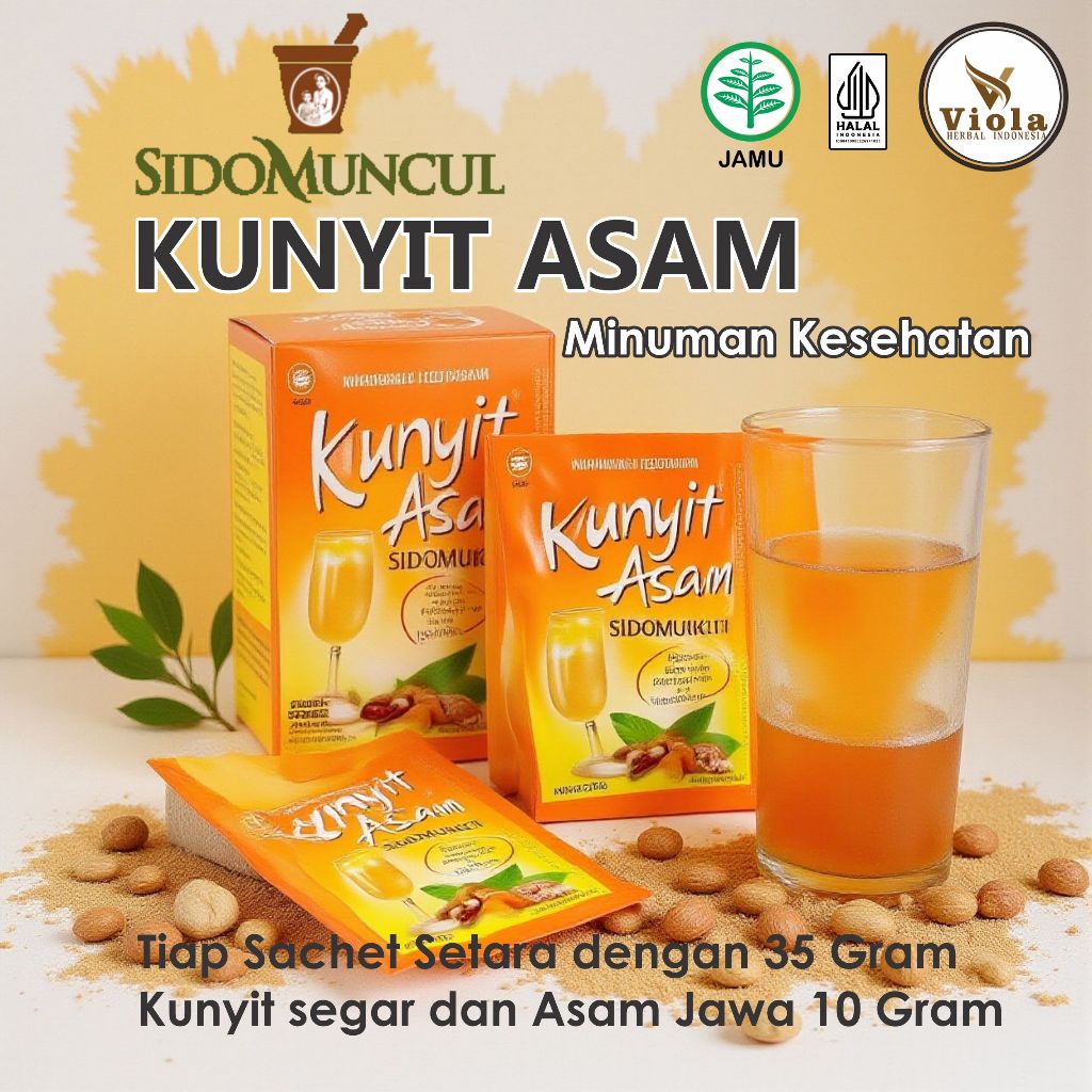 

Minuman Segar dan Berkhasiat Kunyit Asam Melancarkan Haid 1box