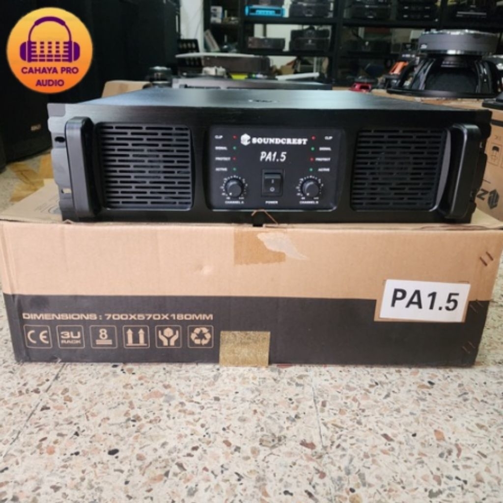 Power Amplifier SoundCrest PA 1.5 Class GB